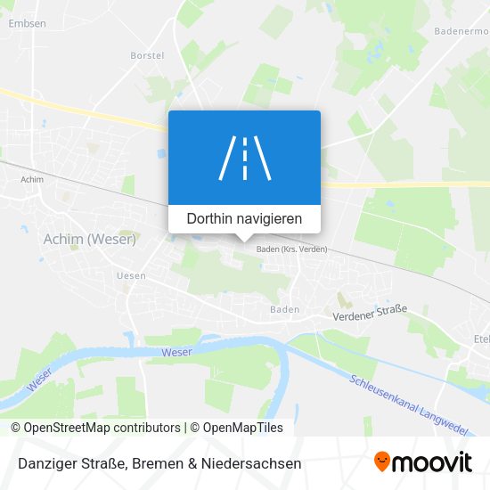 Danziger Straße Karte