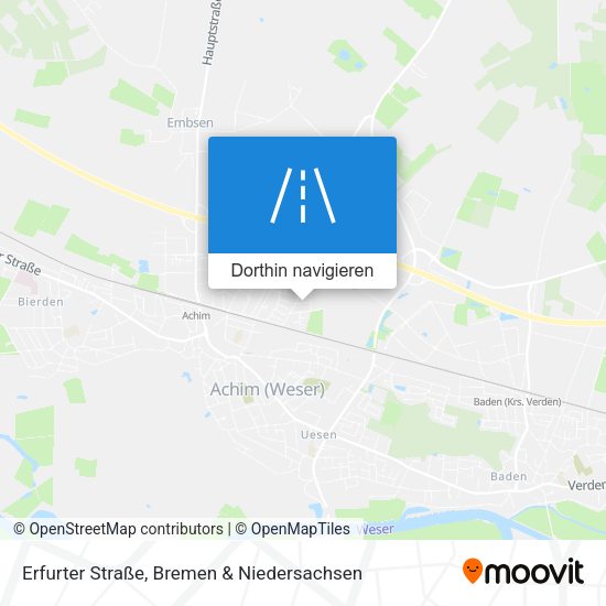 Erfurter Straße Karte