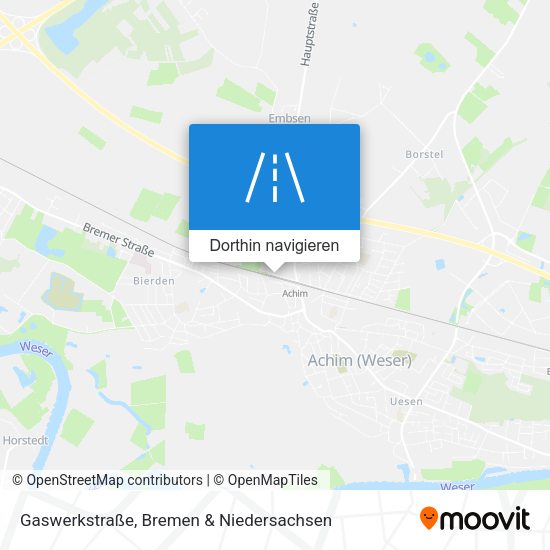Gaswerkstraße Karte