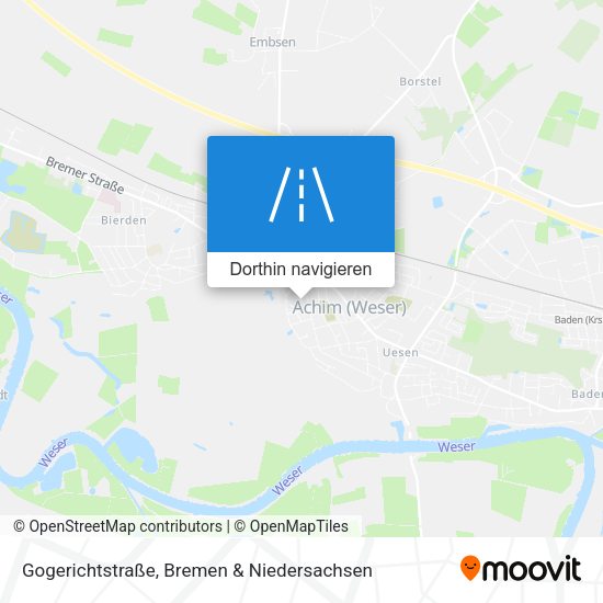 Gogerichtstraße Karte