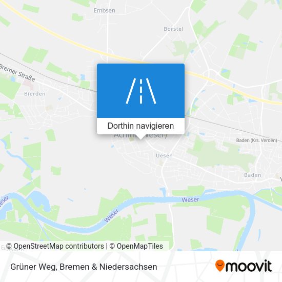 Grüner Weg Karte