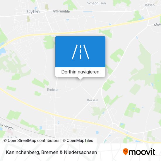 Kaninchenberg Karte