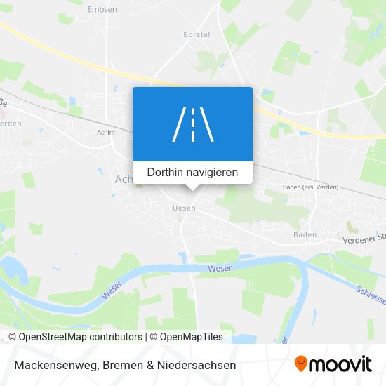 Mackensenweg Karte