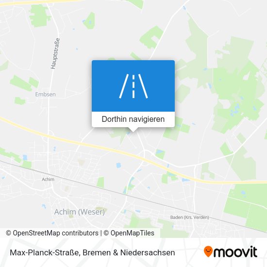 Max-Planck-Straße Karte
