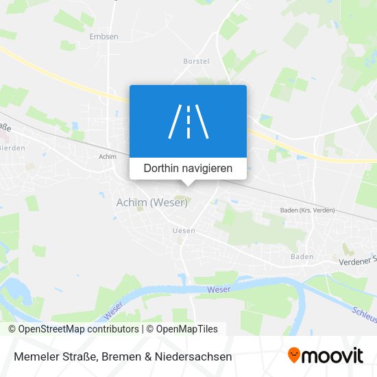 Memeler Straße Karte