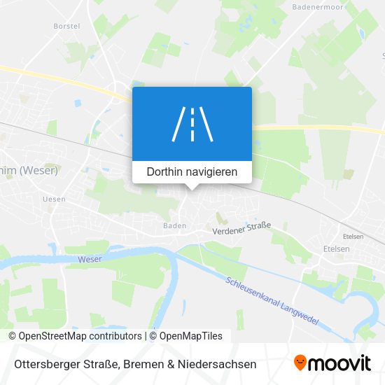 Ottersberger Straße Karte
