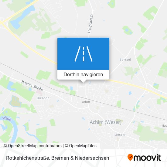 Rotkehlchenstraße Karte