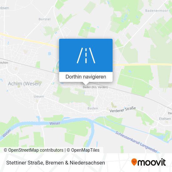 Stettiner Straße Karte