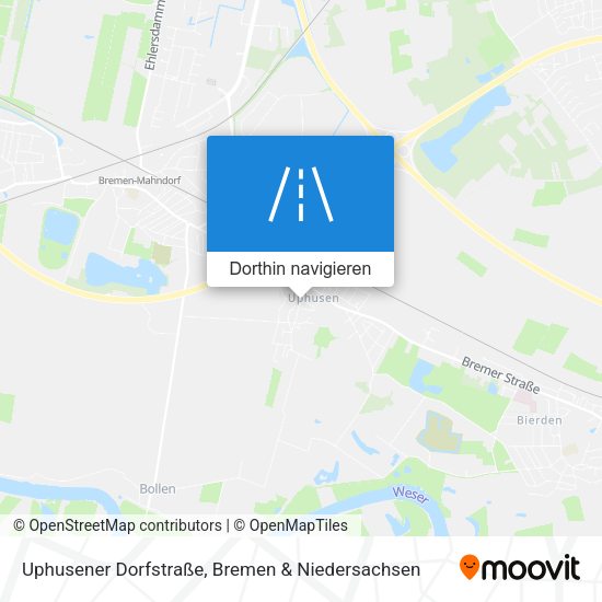 Uphusener Dorfstraße Karte