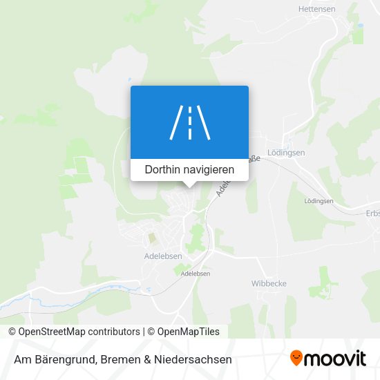 Am Bärengrund Karte