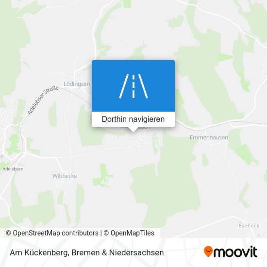 Am Kückenberg Karte