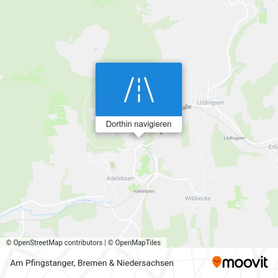 Am Pfingstanger Karte