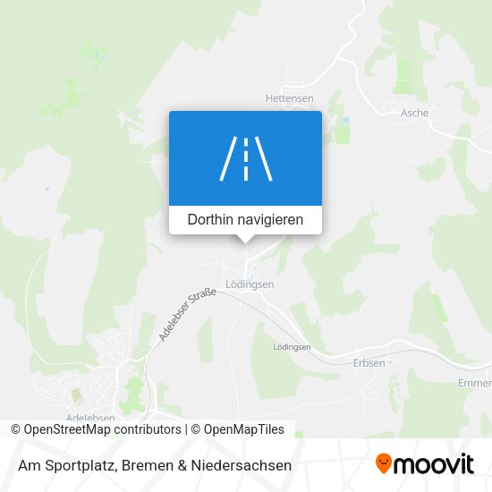Am Sportplatz Karte