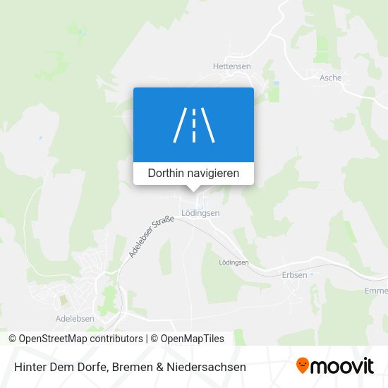Hinter Dem Dorfe Karte