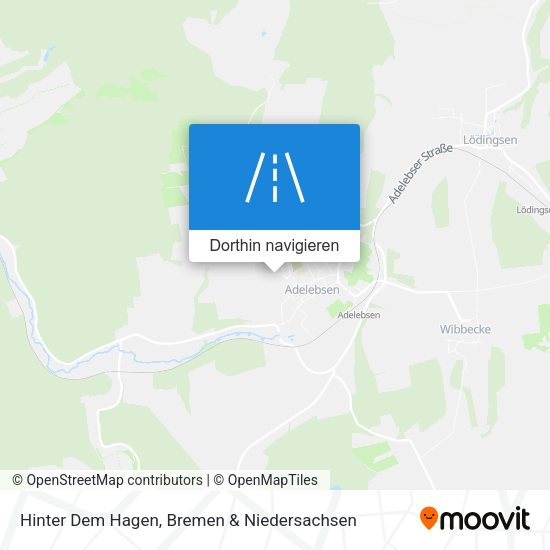 Hinter Dem Hagen Karte