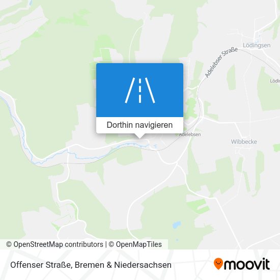 Offenser Straße Karte