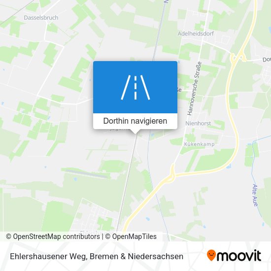 Ehlershausener Weg Karte