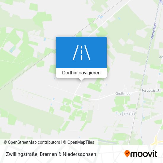 Zwillingstraße Karte