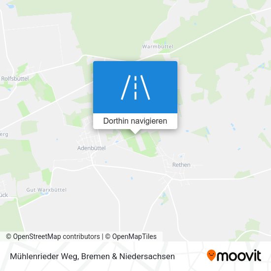 Mühlenrieder Weg Karte