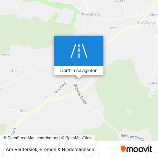 Am Reutersiek Karte