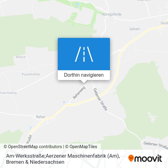 Am-Werksstraße;Aerzener Maschinenfabrik Karte