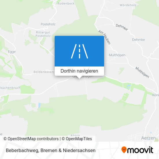 Beberbachweg Karte