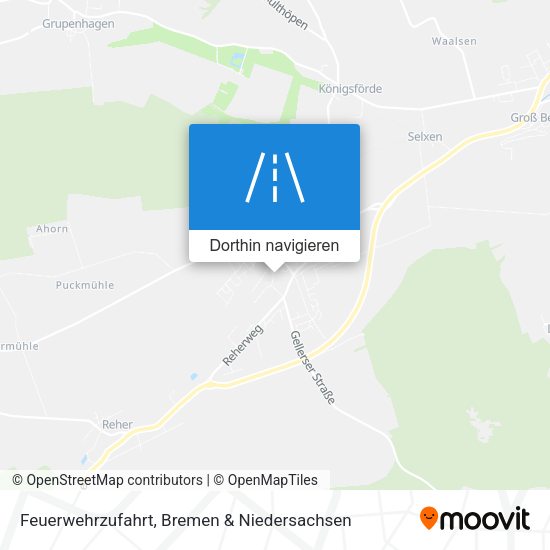 Feuerwehrzufahrt Karte