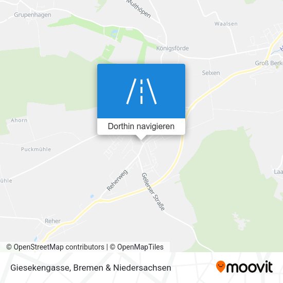 Giesekengasse Karte