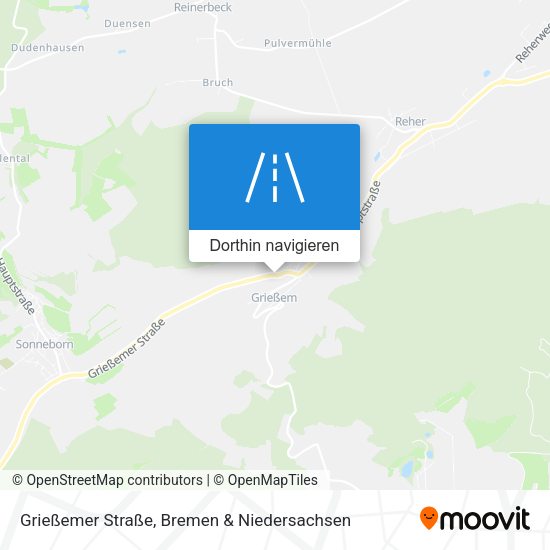 Grießemer Straße Karte