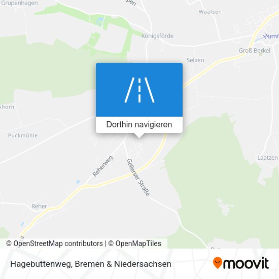 Hagebuttenweg Karte