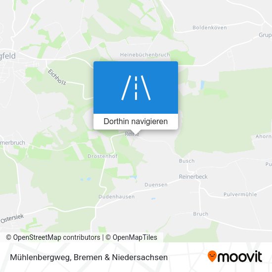 Mühlenbergweg Karte