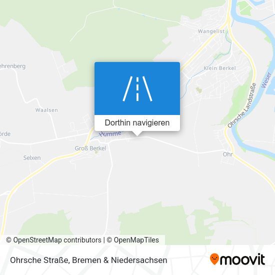 Ohrsche Straße Karte