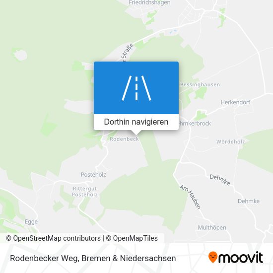 Rodenbecker Weg Karte