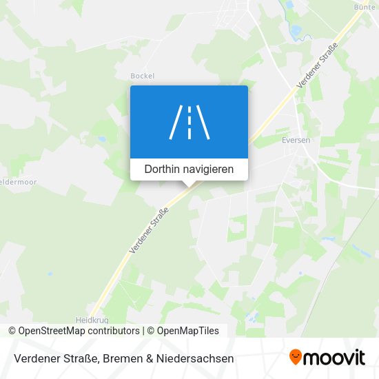 Verdener Straße Karte