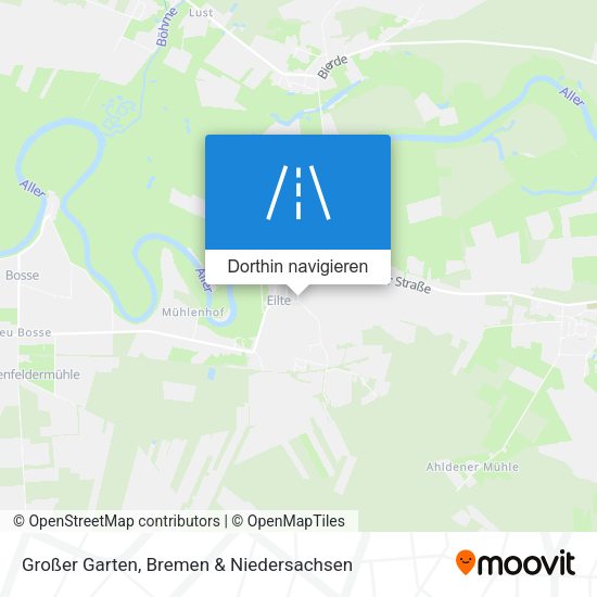 Großer Garten Karte