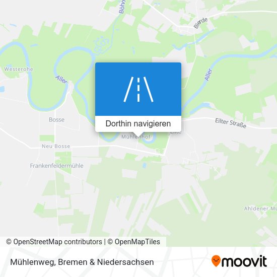 Mühlenweg Karte