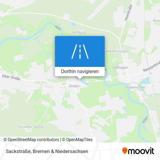 Sackstraße Karte