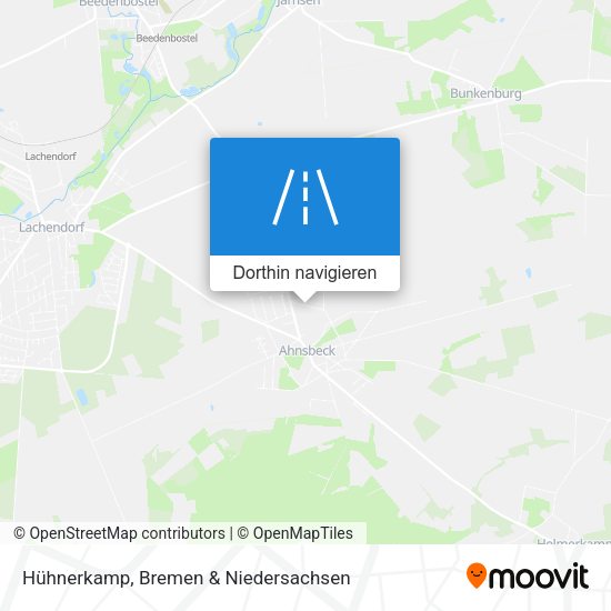 Hühnerkamp Karte