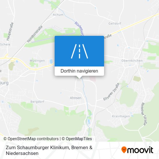 Zum Schaumburger Klinikum Karte