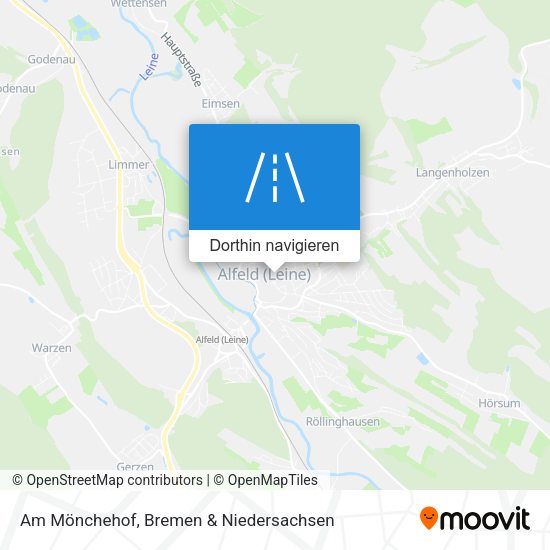 Am Mönchehof Karte