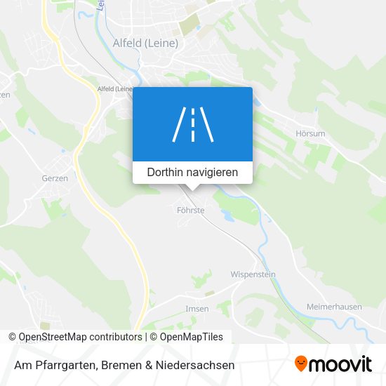 Am Pfarrgarten Karte