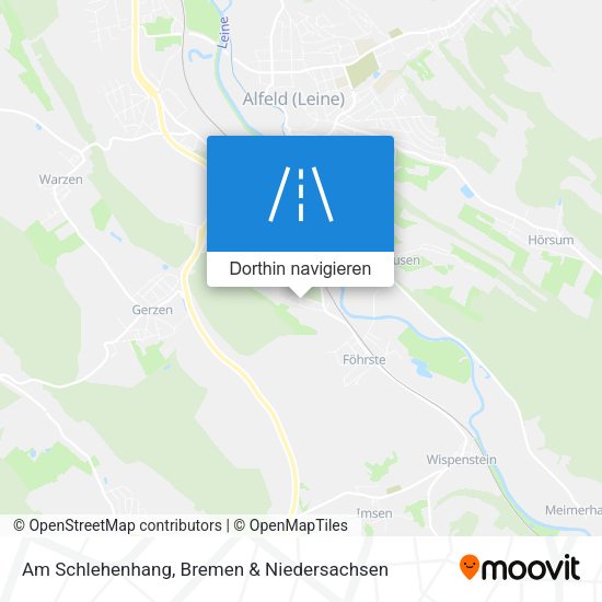 Am Schlehenhang Karte