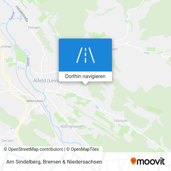 Am Sindelberg Karte