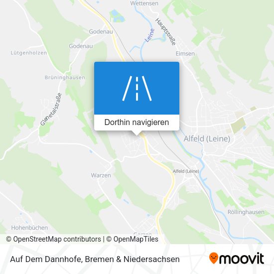 Auf Dem Dannhofe Karte
