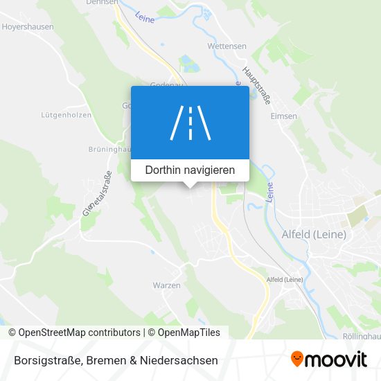 Borsigstraße Karte
