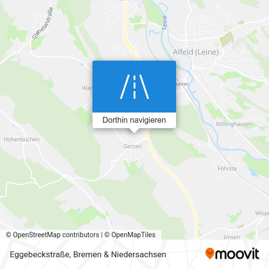 Eggebeckstraße Karte