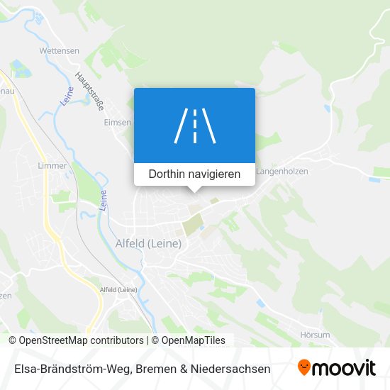 Elsa-Brändström-Weg Karte