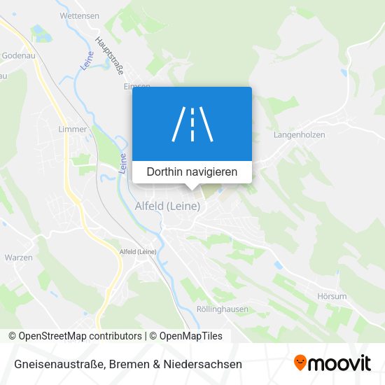 Gneisenaustraße Karte