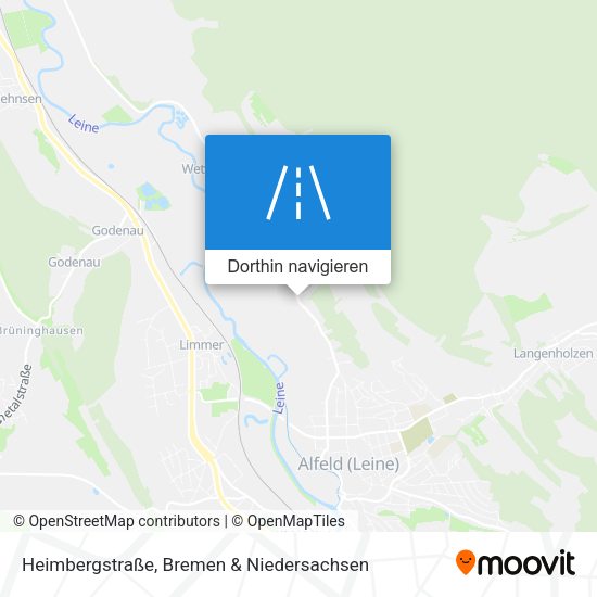 Heimbergstraße Karte