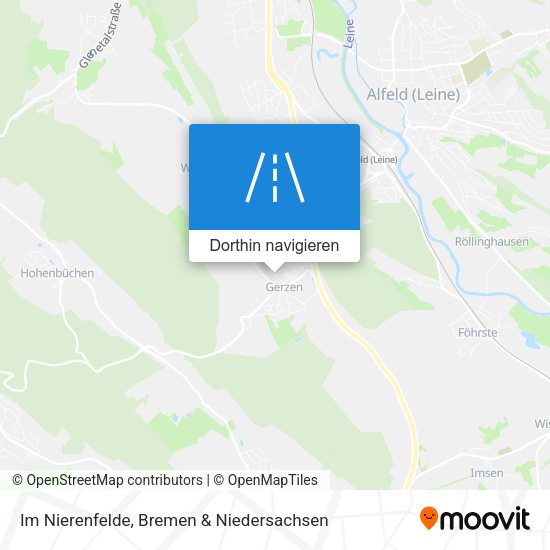 Im Nierenfelde Karte